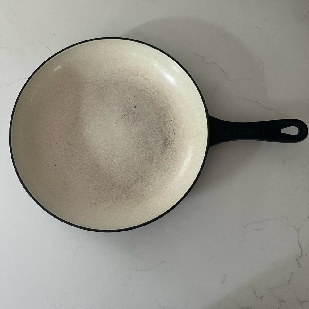 Le Creuset Enameled Cast Iron Frying Pan in Navy